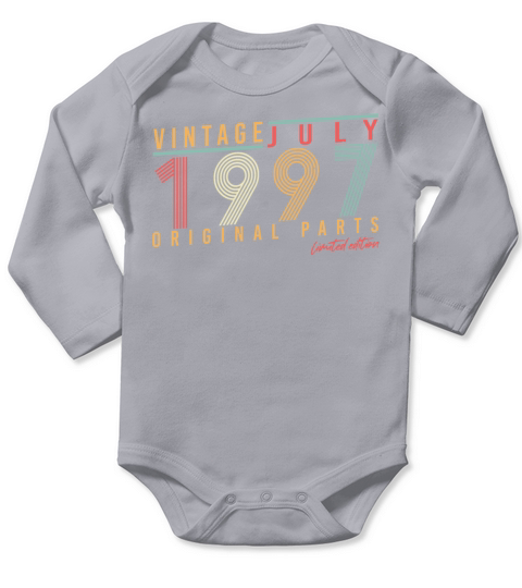 Birth Month July 1997 Long Sleeve Baby One-Piece