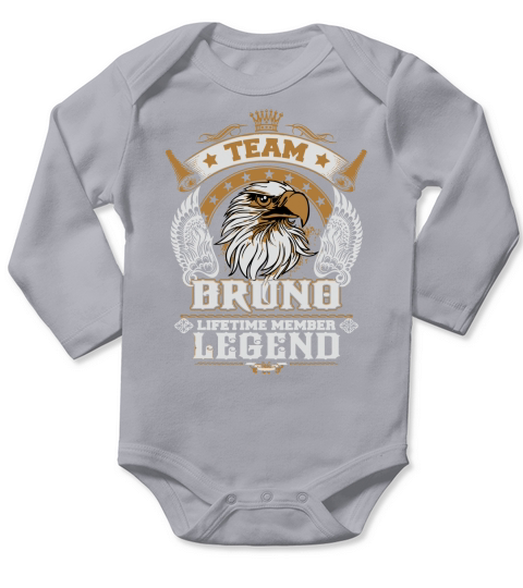 BRUNO team legend, BRUNO tshirt Long Sleeve Baby One-Piece