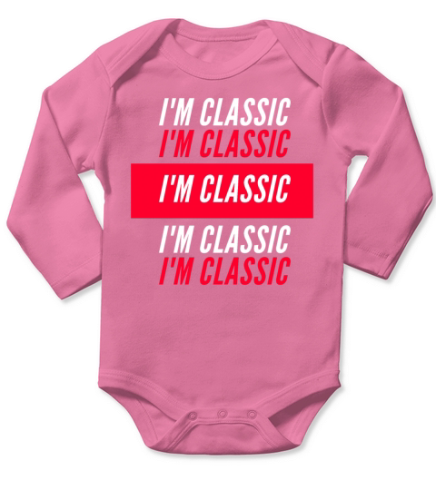 Im a classic car retro vintage Long Sleeve Baby One-Piece