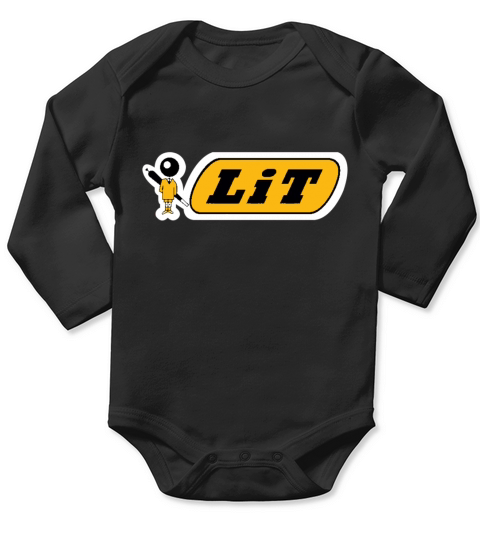 Its Lit Long Sleeve Baby One-Piece