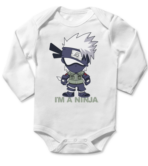 Naruto Shippuuden Long Sleeve Baby One-Piece