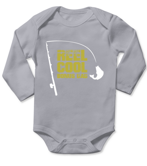Reel Cool Bonus Dad LIMTED EDITION Long Sleeve Baby One-Piece