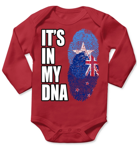 Somali And New Zealand Vintage Heritage DNA Flag Long Sleeve Baby One-Piece