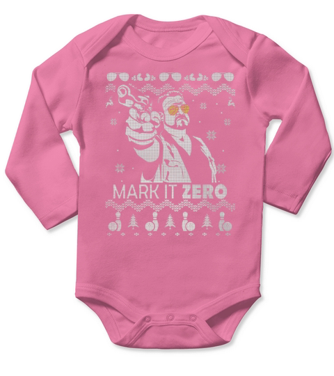 The Big Lebowski Mark It Zero Christmas Long Sleeve Baby One-Piece