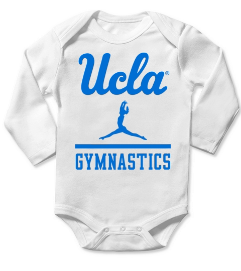 UCLA Gymnastics T-shirt (All Sizes Available) Long Sleeve Baby One-Piece