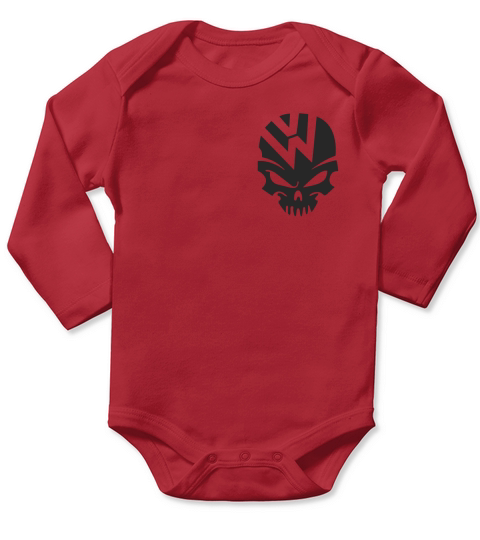 Volkswagen And SKULL Long Sleeve Baby One-Piece
