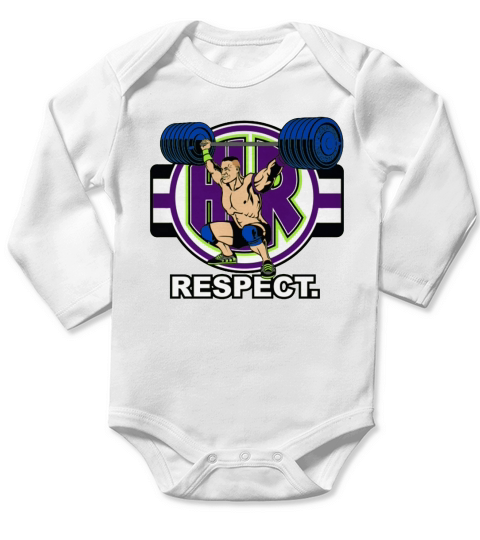 WWE John Cena Cenation Respect Authentic Shirt Long Sleeve Baby One-Piece