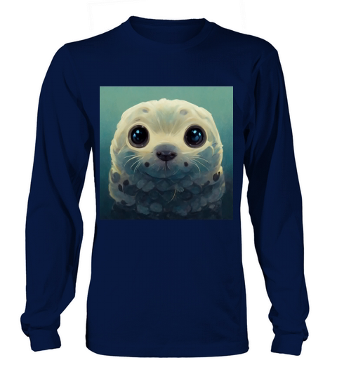 A very cute seal Long sleeved Unisex