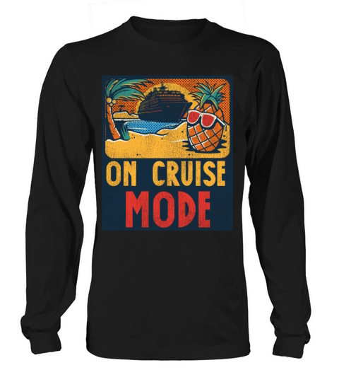 Cruise Ship Vacation Vintage On Long sleeved Unisex
