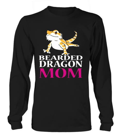 FUNNY BEARDED DRAGON MOM T-SHIRT Pet Owners Lizard Gift Long sleeved Unisex