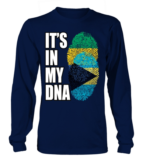 Gambian And Bahamian Mix Heritage DNA Flag Long sleeved Unisex