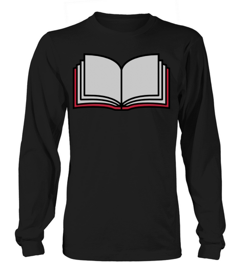 school open book pages Long sleeved Unisex