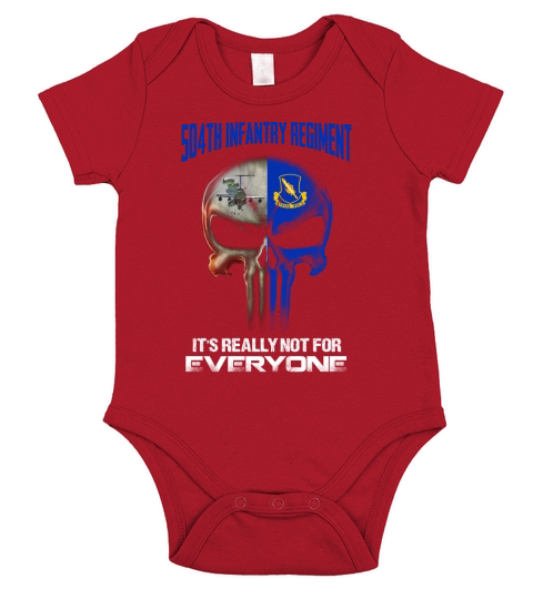 504th infantry regiment Short Sleeve Baby One-Piece