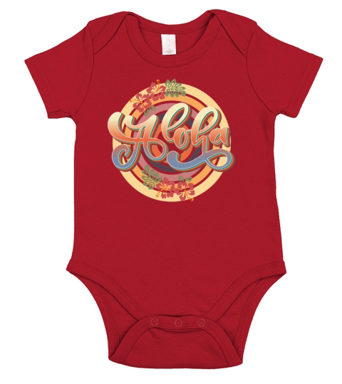 Aloha sublimation Short Sleeve Baby One-Piece