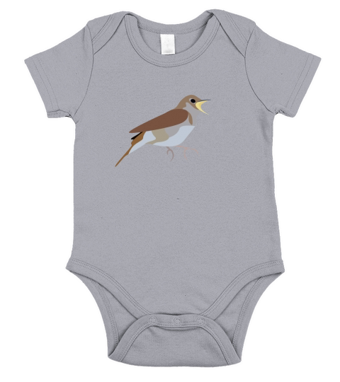 artboard birds 05 Short Sleeve Baby One-Piece