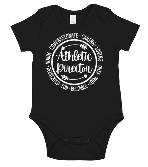 Athletic Director Vintage Short Sleeve Baby One-Piece