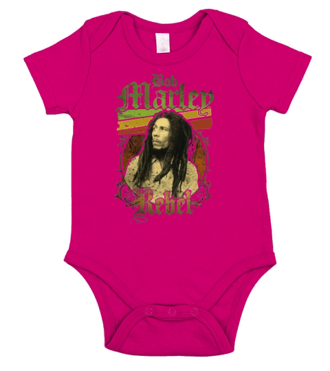 Bob Marley Short Sleeve Baby One-Piece