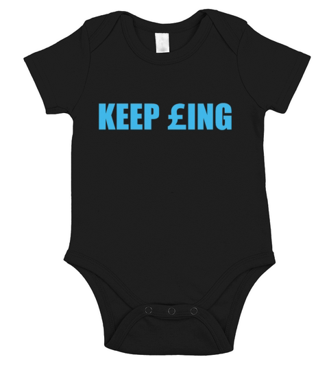Carolina Panthers Keep Pounding Funny Football Short Sleeve Baby One-Piece