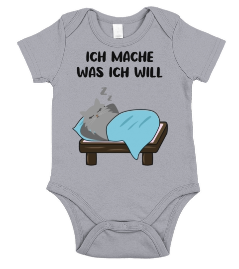 Cat Sassy Kitten Cat Funny Quote Gift Idea Short Sleeve Baby One-Piece