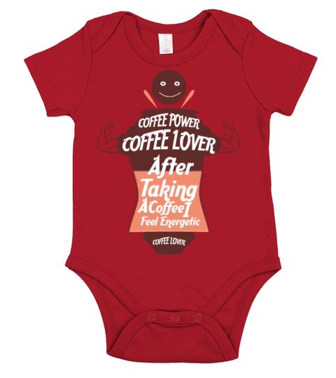 Coffee T shirt Short Sleeve Baby One-Piece