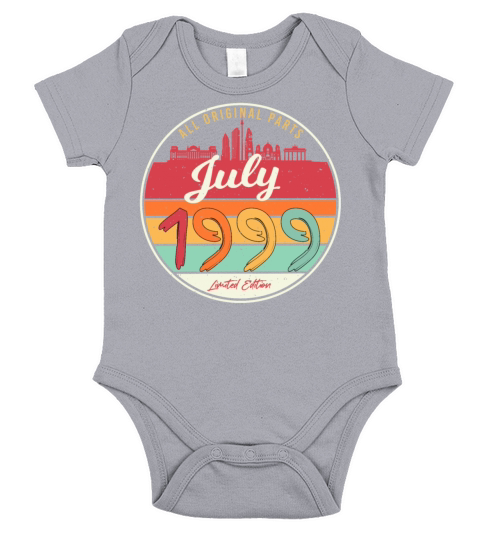 Cool Gift Idea For July 1999 Short Sleeve Baby One-Piece