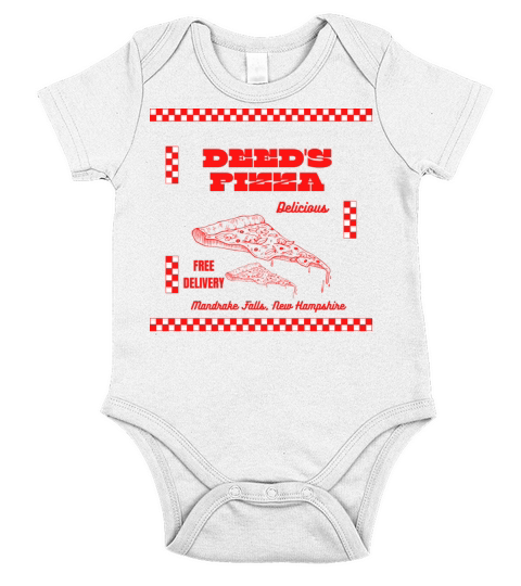 Deeds Pizza Short Sleeve Baby One-Piece