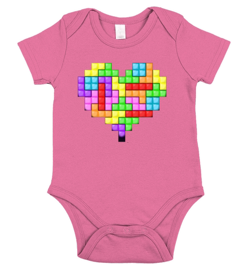 For The Love Of Tetris T-Shirt Short Sleeve Baby One-Piece