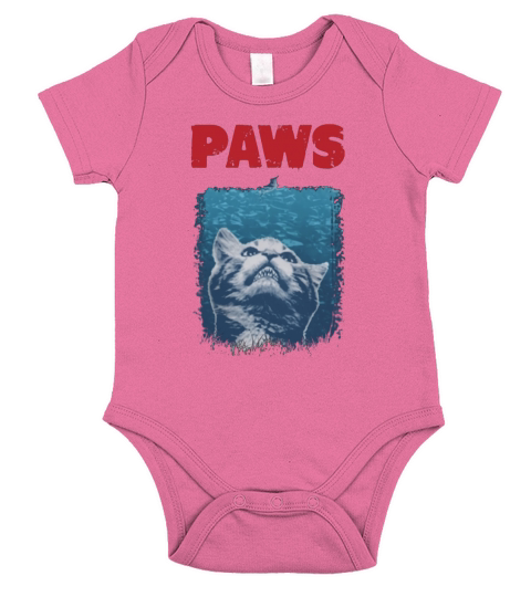 Funny Vintage Tshirt for Paws Short Sleeve Baby One-Piece