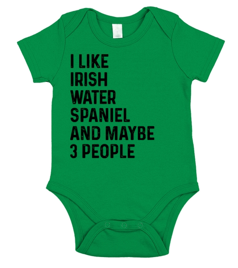 I Like Kerry Blue Terrier And Maybe 3 People Dog Short Sleeve Baby One-Piece