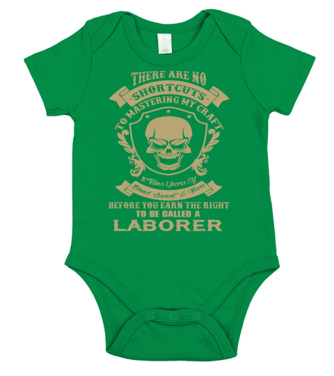 LABORER Short Sleeve Baby One-Piece