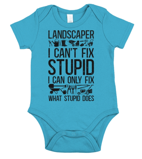Landscaper Landscaping Landscape Short Sleeve Baby One-Piece