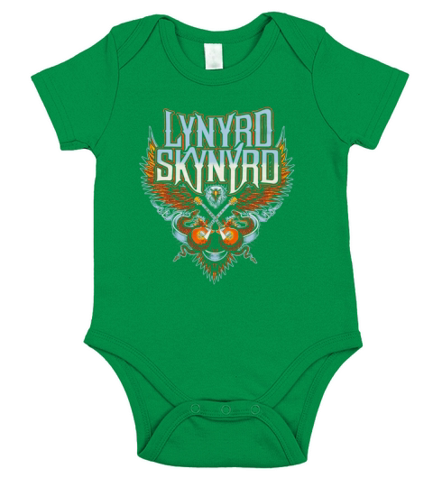 Lynyrd Skynyrd Eagle Guitar shirt Short Sleeve Baby One-Piece