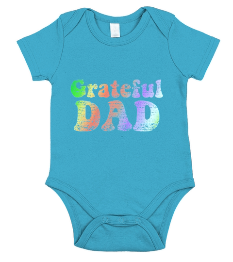 Mens Grateful Dad T-Shirt Fathers Day Christmas Birthday Gift Short Sleeve Baby One-Piece