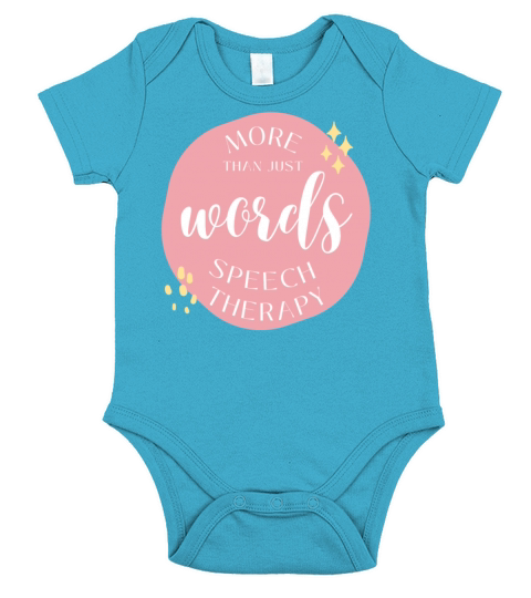 More Than Just Words Speech Therapy Short Sleeve Baby One-Piece