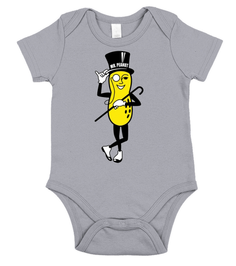 Mr. Peanut Planters Short Sleeve Baby One-Piece