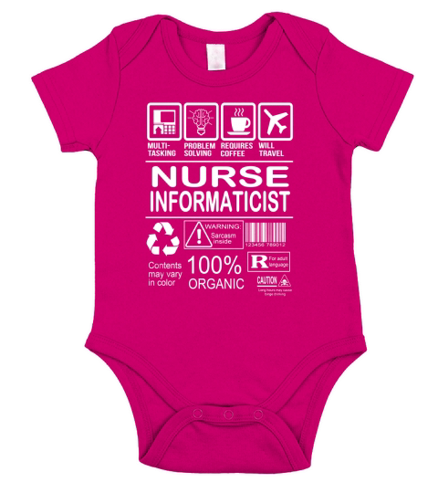 NURSE INFORMATICIST FMultiold Short Sleeve Baby One-Piece