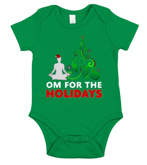 Om for the Holidays - Unisex Long Sleeve Short Sleeve Baby One-Piece