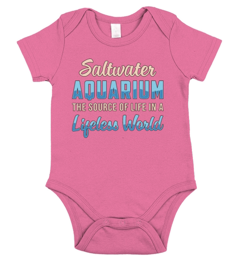Saltwater Aquarium Lifeless World Aquatic Aquarist Short Sleeve Baby One-Piece