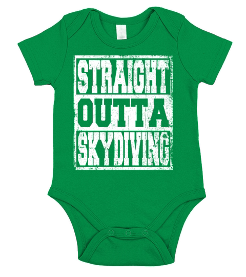 Skydiving Saying funny Short Sleeve Baby One-Piece