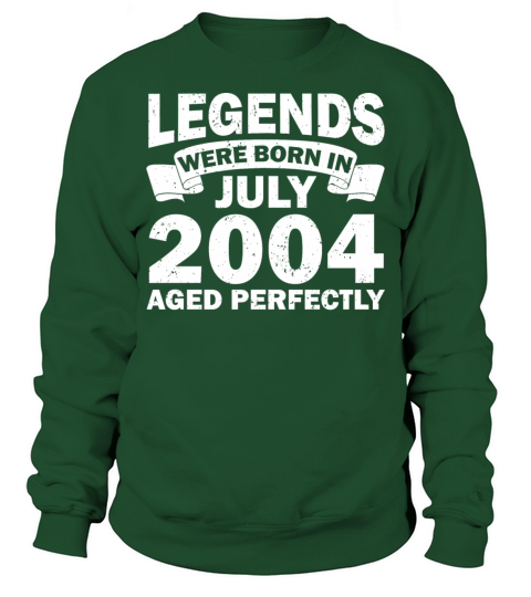 18th birthday July vintage 2004 gift idea Sweatshirt Unisex