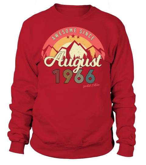 1966 August Vintage Sweatshirt Unisex