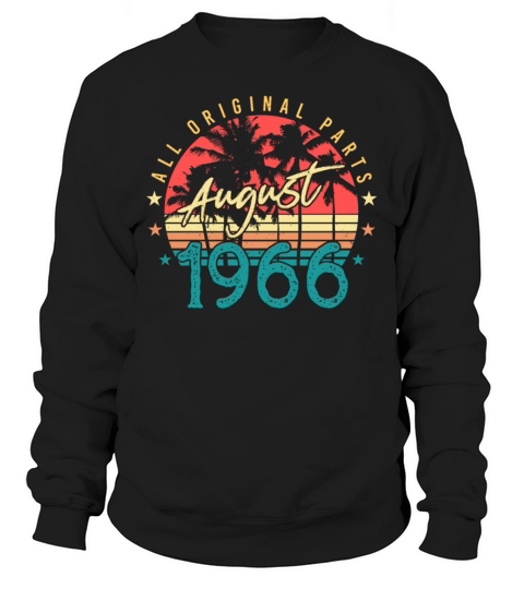1966 August Vintage Sweatshirt Unisex