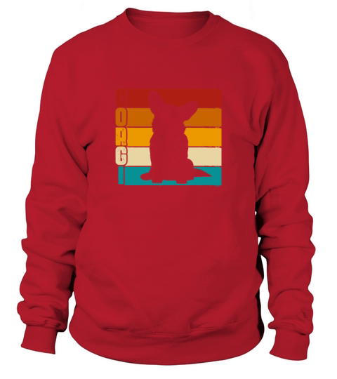 Corgi Retro Vintage Sweatshirt Unisex