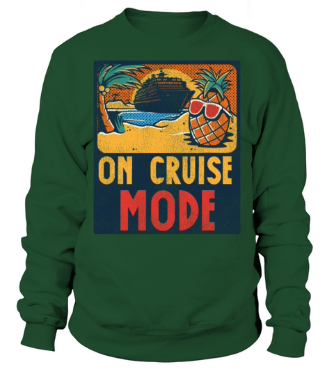 Cruise Ship Vacation Vintage On Sweatshirt Unisex