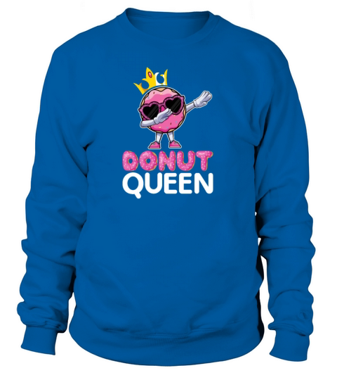Dabbing Donut Queen - Dab Dance Style Doughnut Sweatshirt Unisex