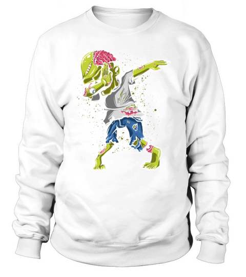 Green Zombie Dabbing Shirt Sweatshirt Unisex