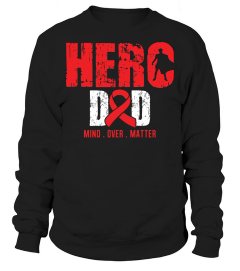 Hero Dad-Sickle Cell Anemia Awareness Ribbon Shirt Sweatshirt Unisex