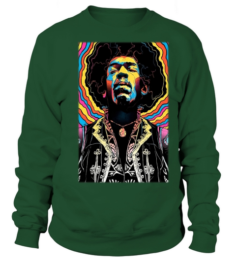 Jimi Hendrix King Sweatshirt Unisex
