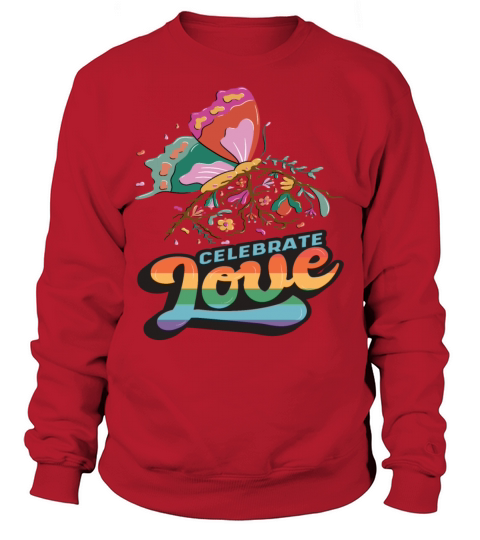 Love Butterfly Motivational Quote with Butterflies Sweatshirt Unisex