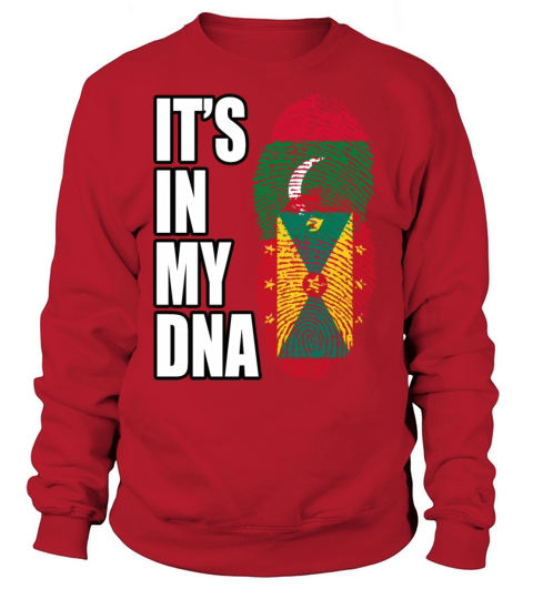 Maldivian And Grenadian Mix Heritage DNA Flag Sweatshirt Unisex